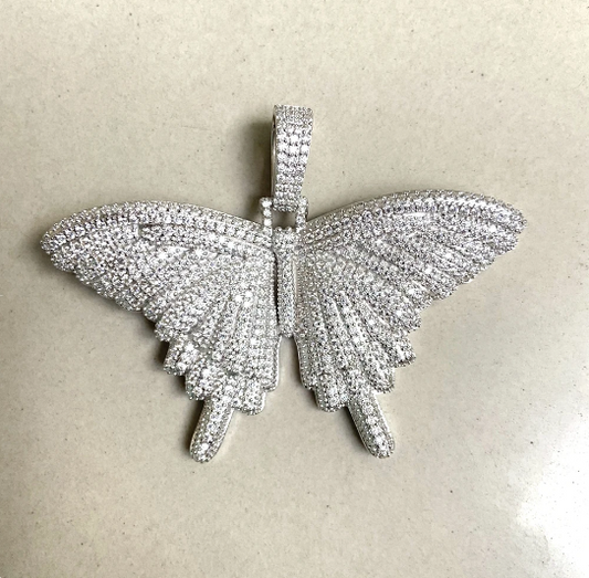 S925 Silver Butterfly Pendant Necklace
